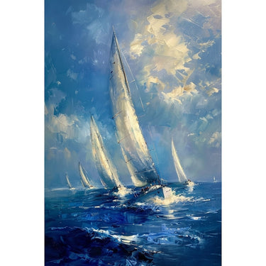 Peinture Voiliers En Mer